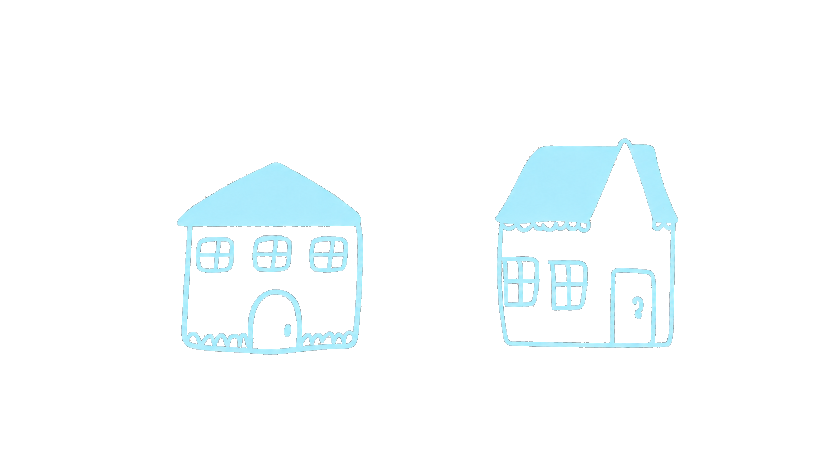Two neighboring houses